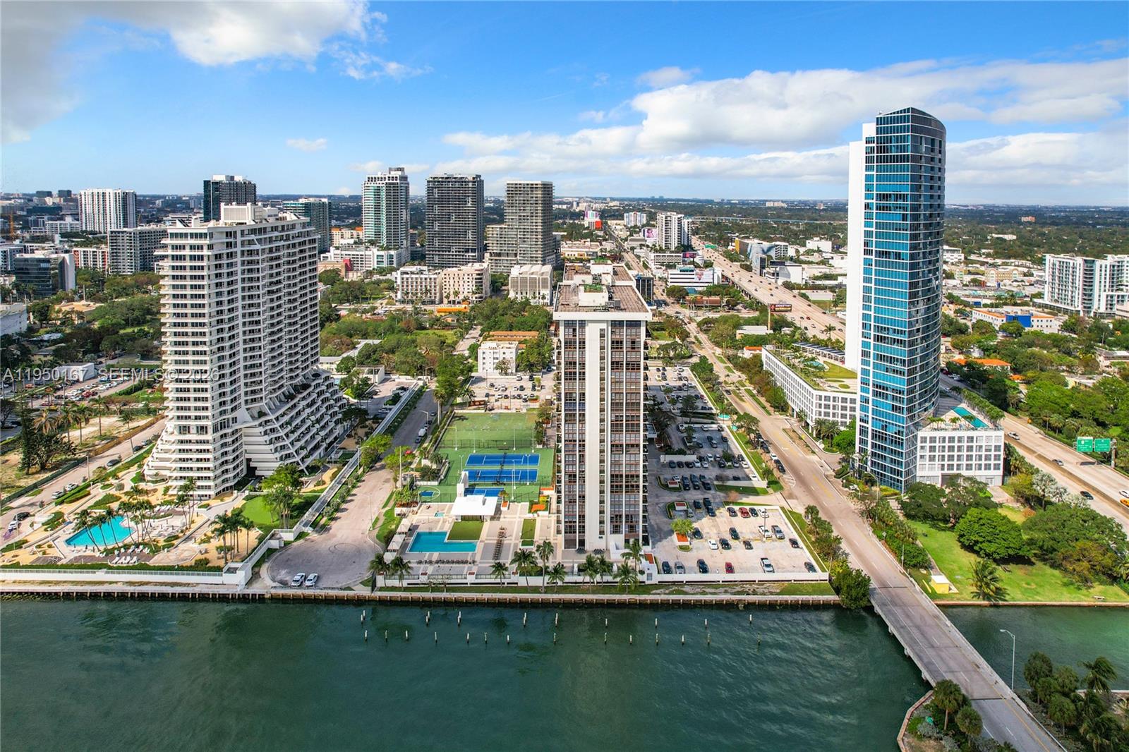 600 Northeast 36th Street, Unit 703 Miami, FL 33137 - Photo 47 of 48 a view of a city with tall buildings