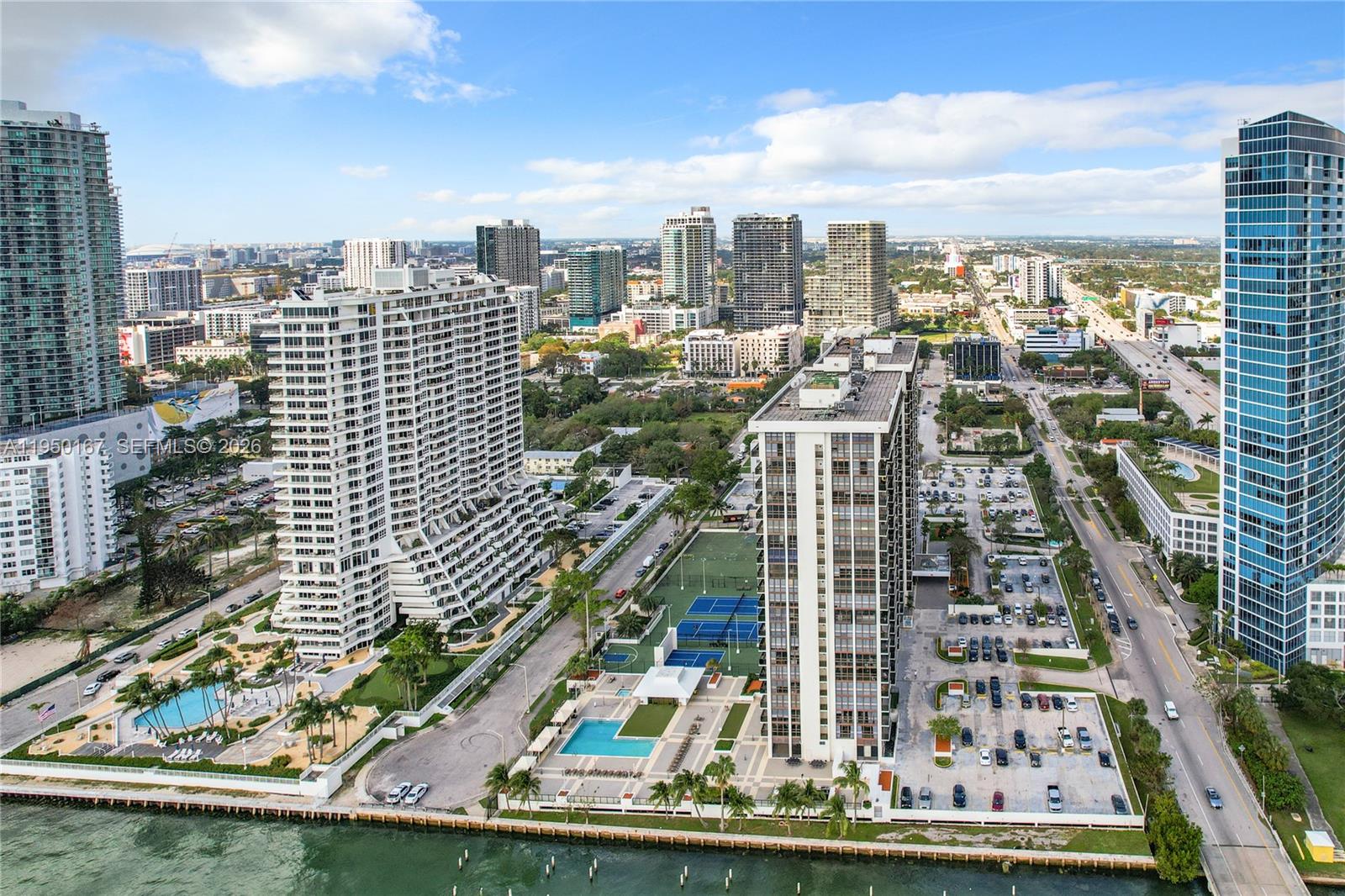 600 Northeast 36th Street, Unit 703 Miami, FL 33137 - Photo 5 of 48 a view of a city with tall buildings