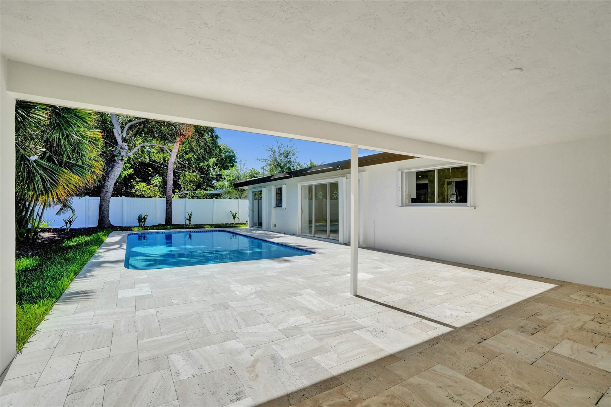2111 Northeast 35th Street Lighthouse Point, FL 33064 - Photo 22 of 27 Huge covered back patio