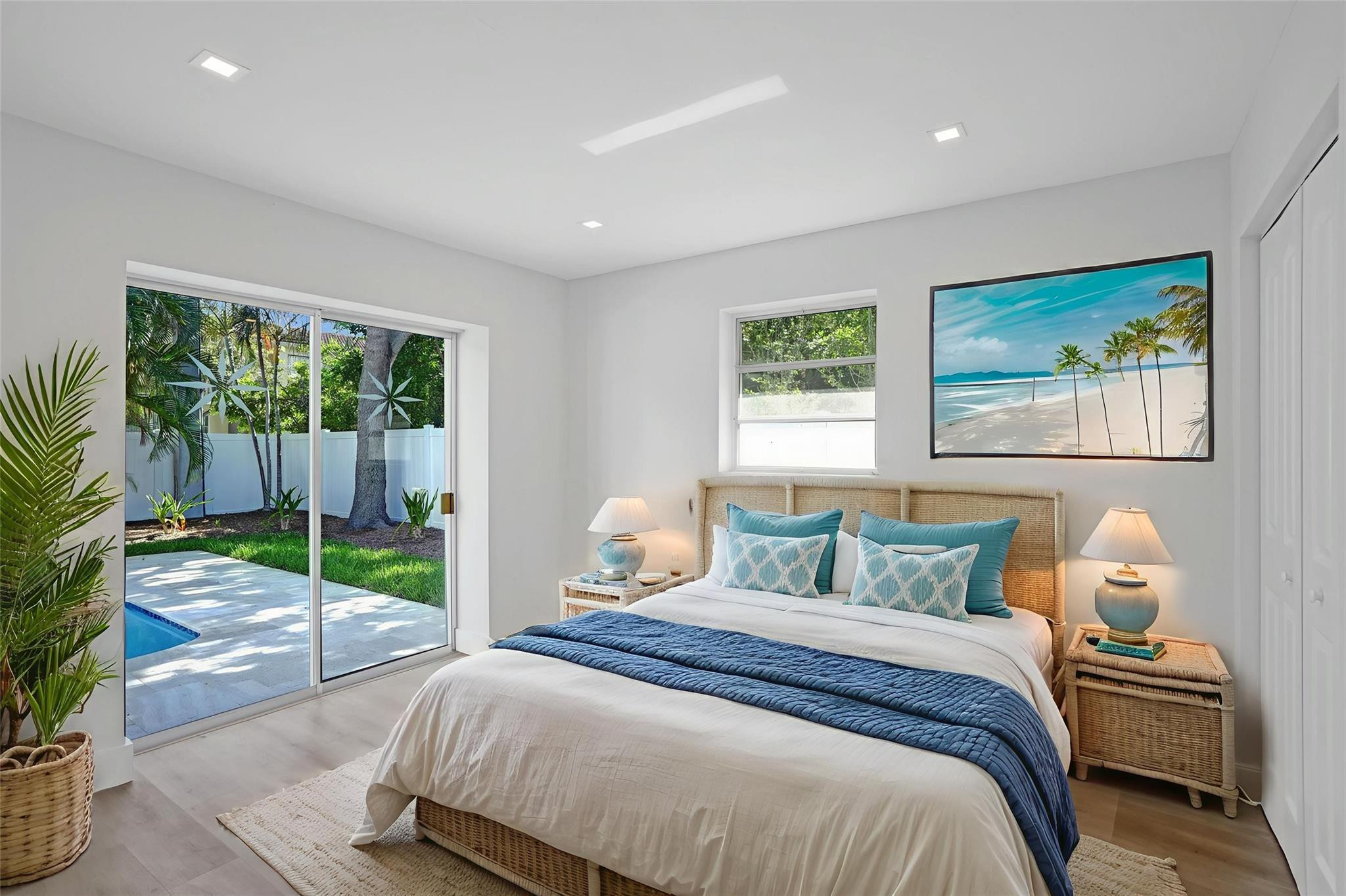 2111 Northeast 35th Street Lighthouse Point, FL 33064 - Photo 5 of 27 Bedroom 2 Staged