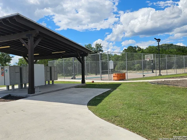 a view of a basketball court
