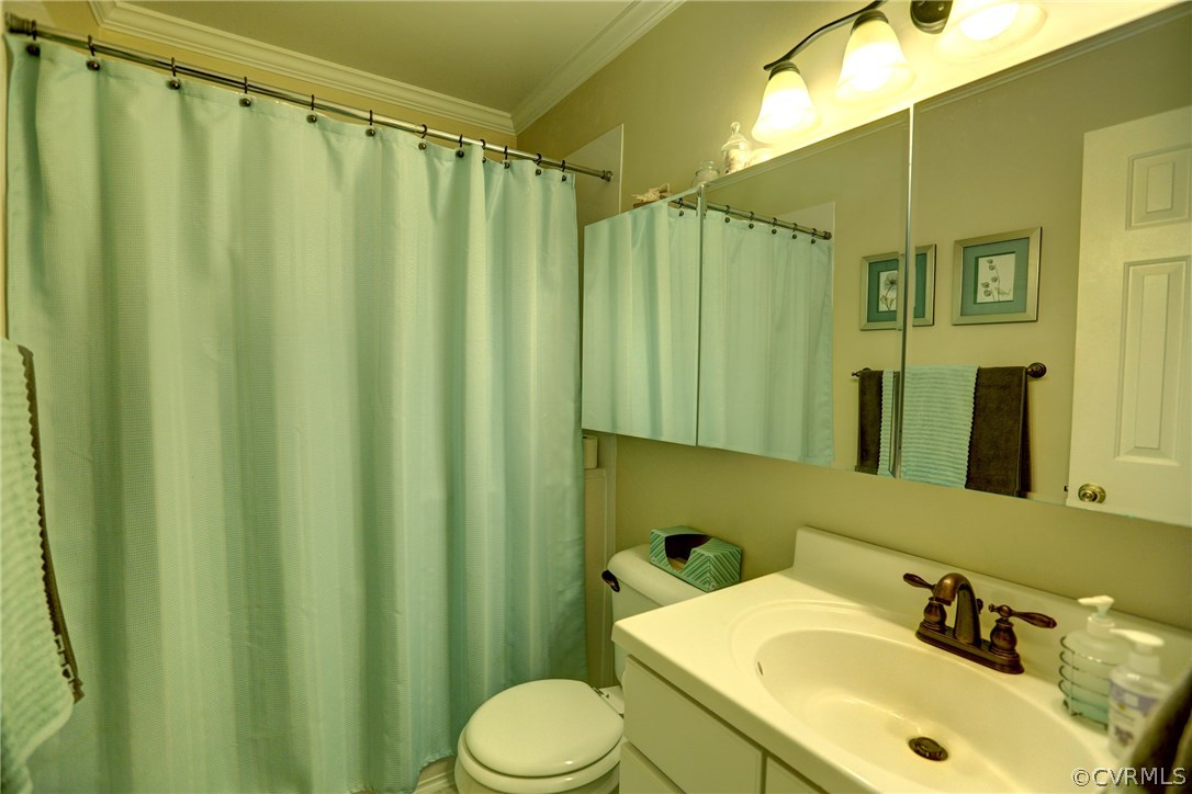 13301 Court Ridge Road Midlothian, VA 23112 - Photo 12 of 24 a bathroom with a sink a toilet and mirror