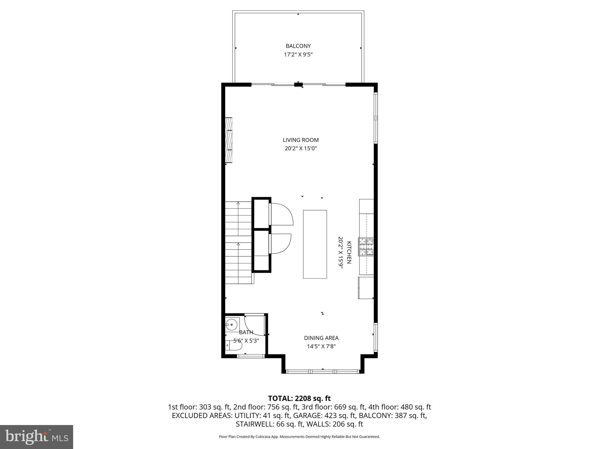1650 Bandit Loop Reston, VA 20190 - Photo 35 of 37 Main level floor plan