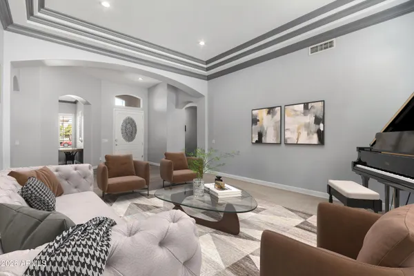 a large kitchen with stainless steel appliances kitchen island granite countertop a large counter top and a stove top oven