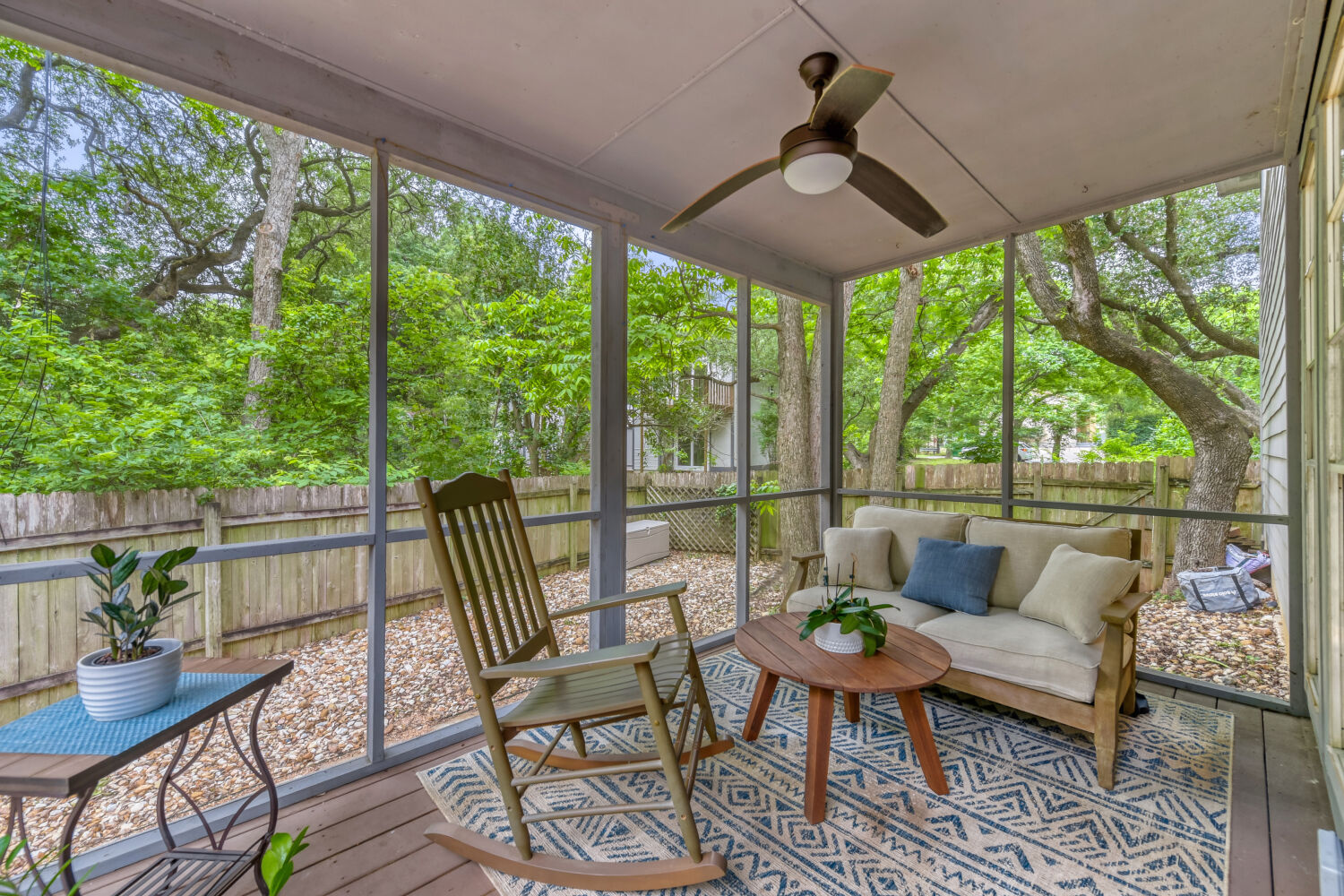 1912 Lightsey Road, Unit 6 Austin, TX 78704 - Photo 14 of 27 a balcony with furniture and outdoor view