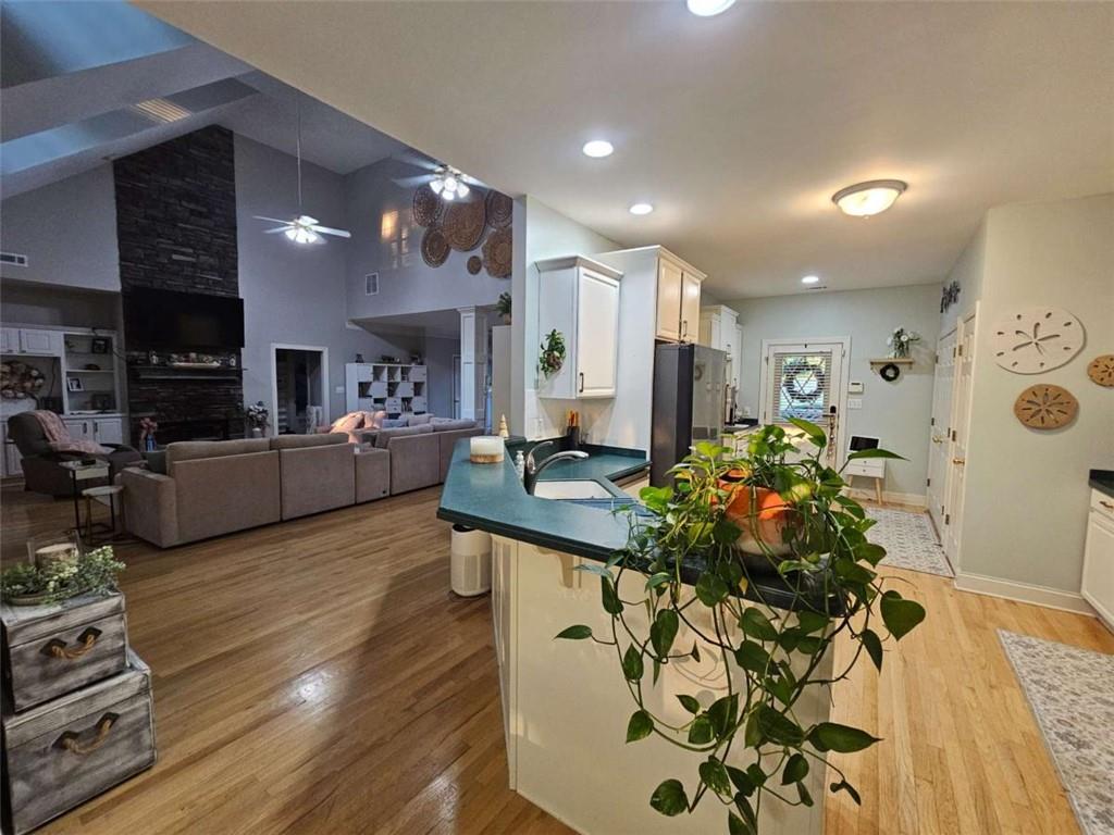 200 Chaparral Trace Tyrone, GA 30290 - Photo 11 of 52 a living room with furniture and a flat screen tv