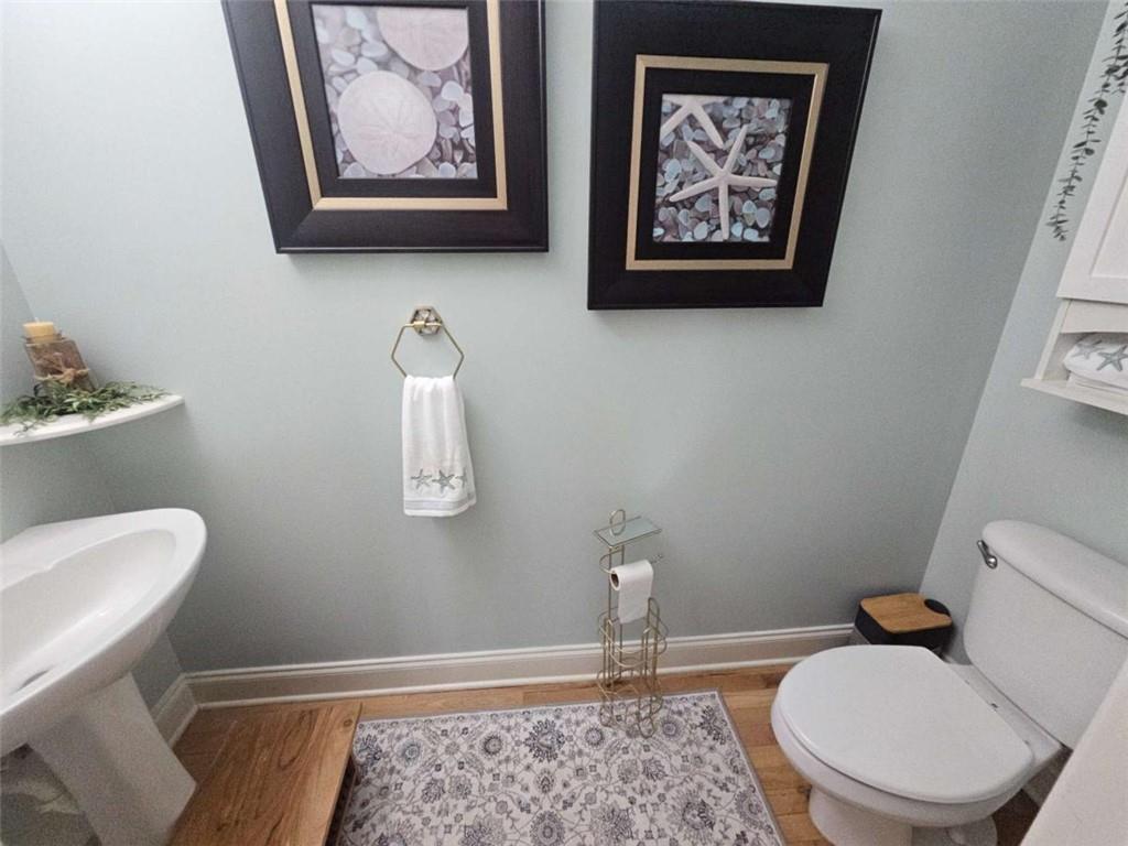 200 Chaparral Trace Tyrone, GA 30290 - Photo 18 of 52 a bathroom with a toilet and a shower