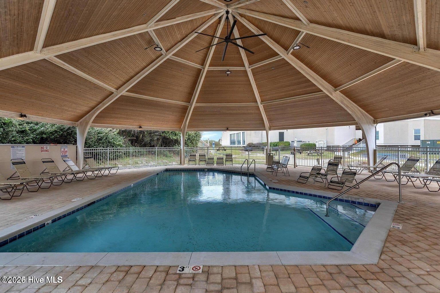 2000 New River Inlet Road, Unit 3201 North Topsail Beach, NC 28460 - Photo 36 of 65 Covered Pool