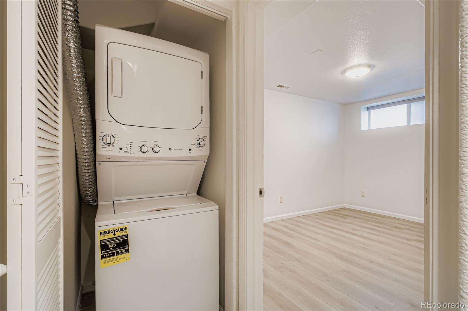 714 East 18th Avenue Denver, CO 80203 - Photo 17 of 20 a utility room with dryer and washer