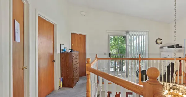 a view of a hardwood & deck area