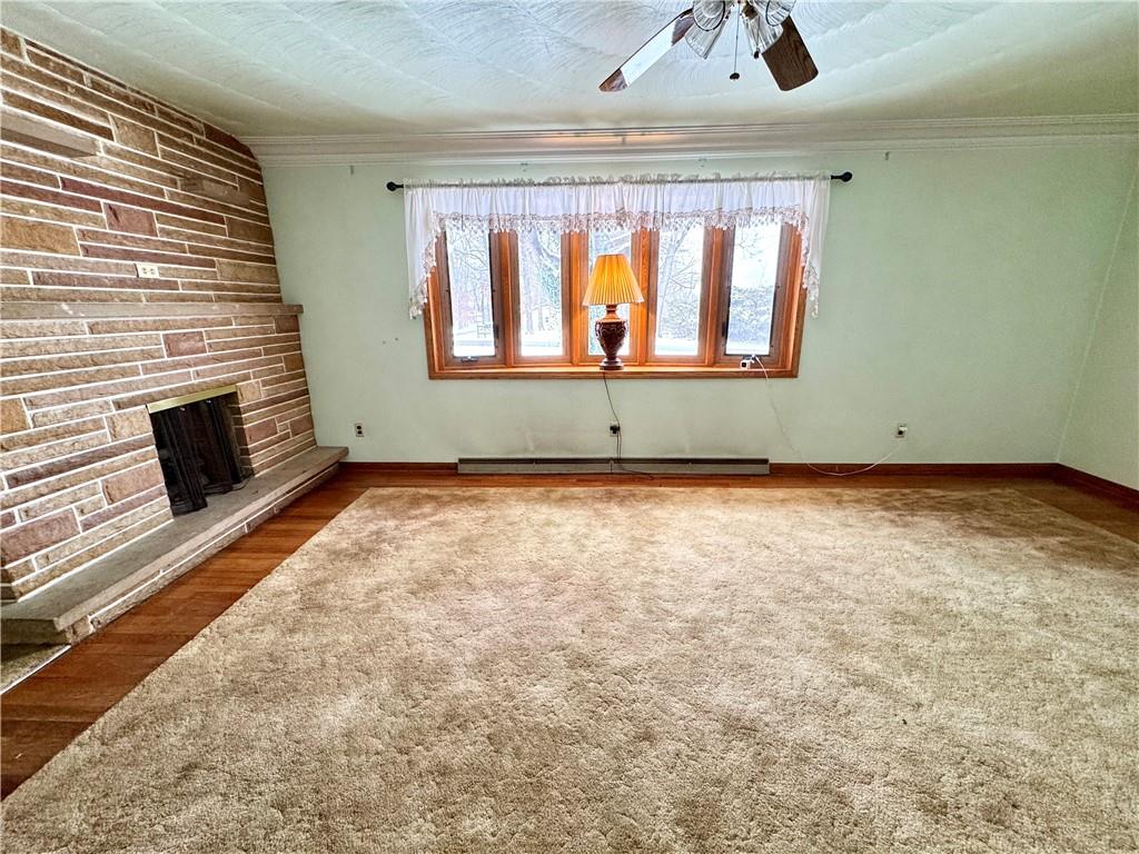 260 Simon Drive Butler, PA 16002 - Photo 7 of 46 a view of room with window and fireplace