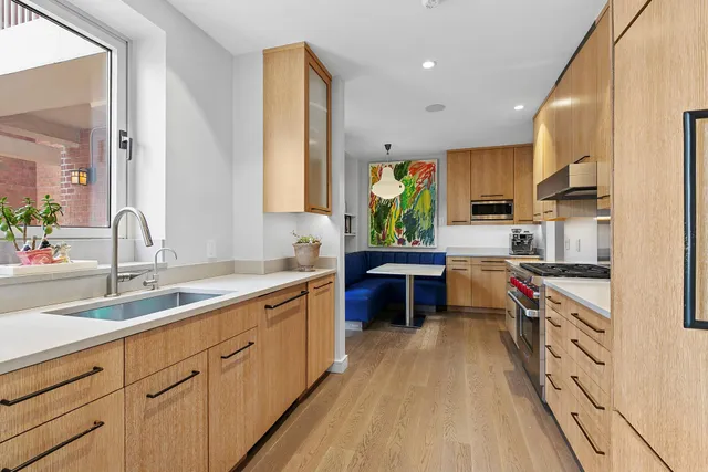 a view of city from balcony