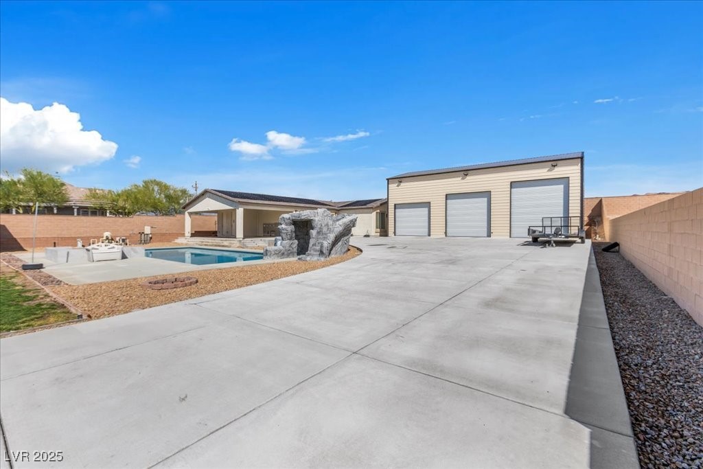 259 Milan Street Henderson, NV 89015 - Photo 76 of 99 Backyard oasis with view of guest house and workshop