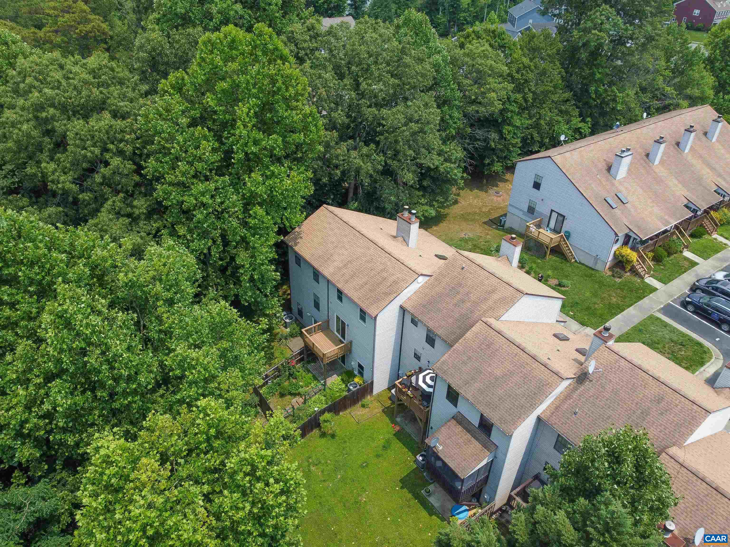 Undisclosed Address Charlottesville, VA 22902 - Photo 46 of 49 an aerial view of a house with a yard
