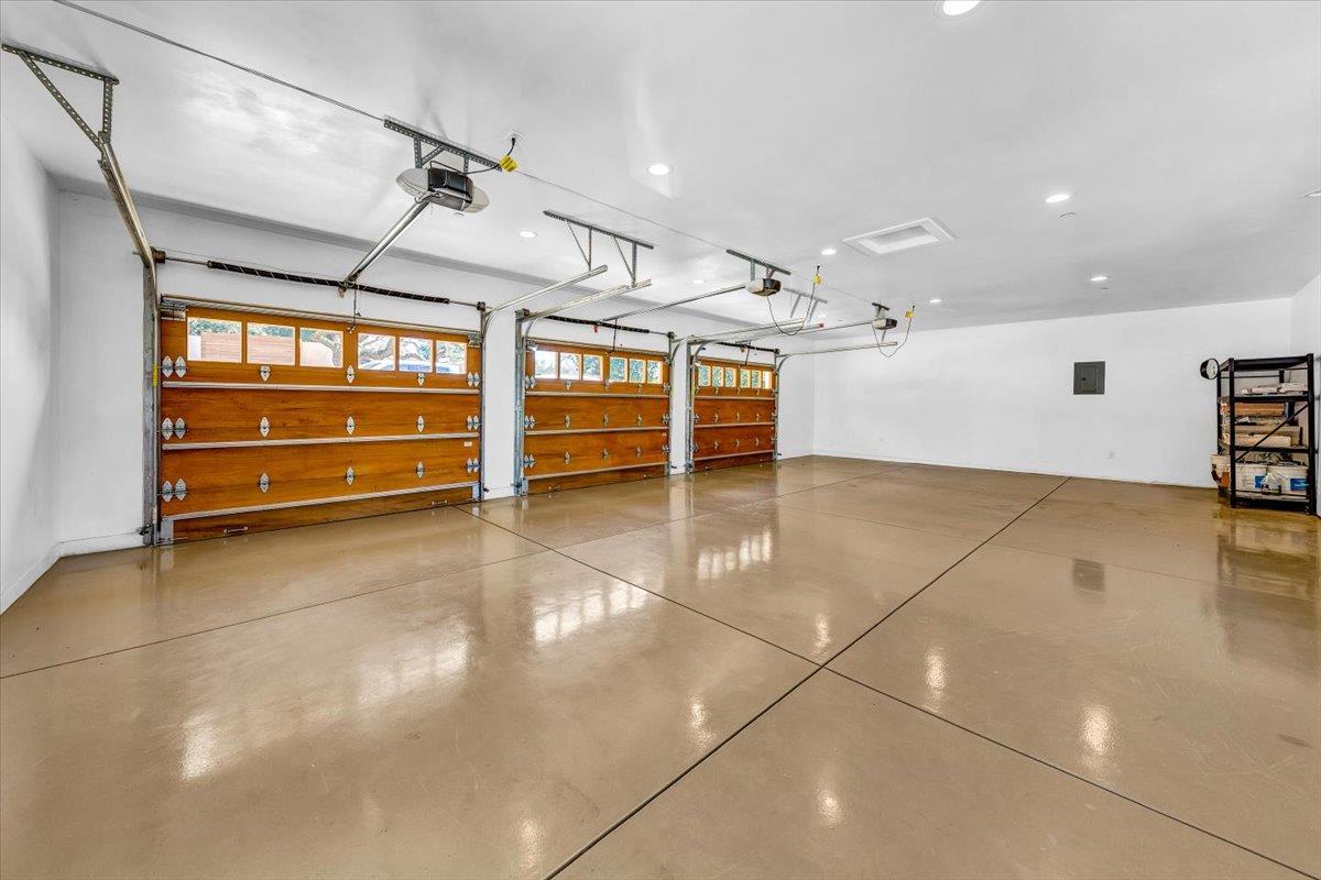 66 Rancho Road Carmel Valley, CA 93924 - Photo 40 of 59 a view of a garage with wooden walls
