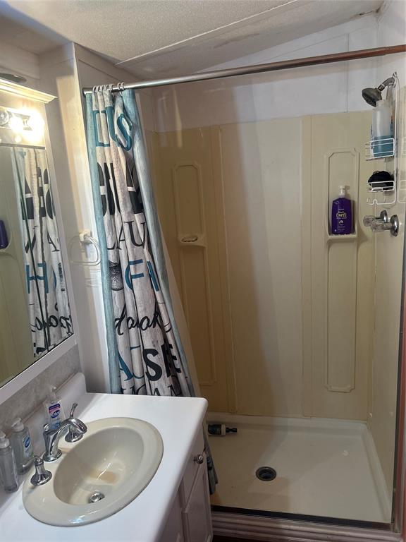 4705 Fox Hollow Road Graham, TX 76450 - Photo 19 of 28 a bathroom with a sink and a mirror