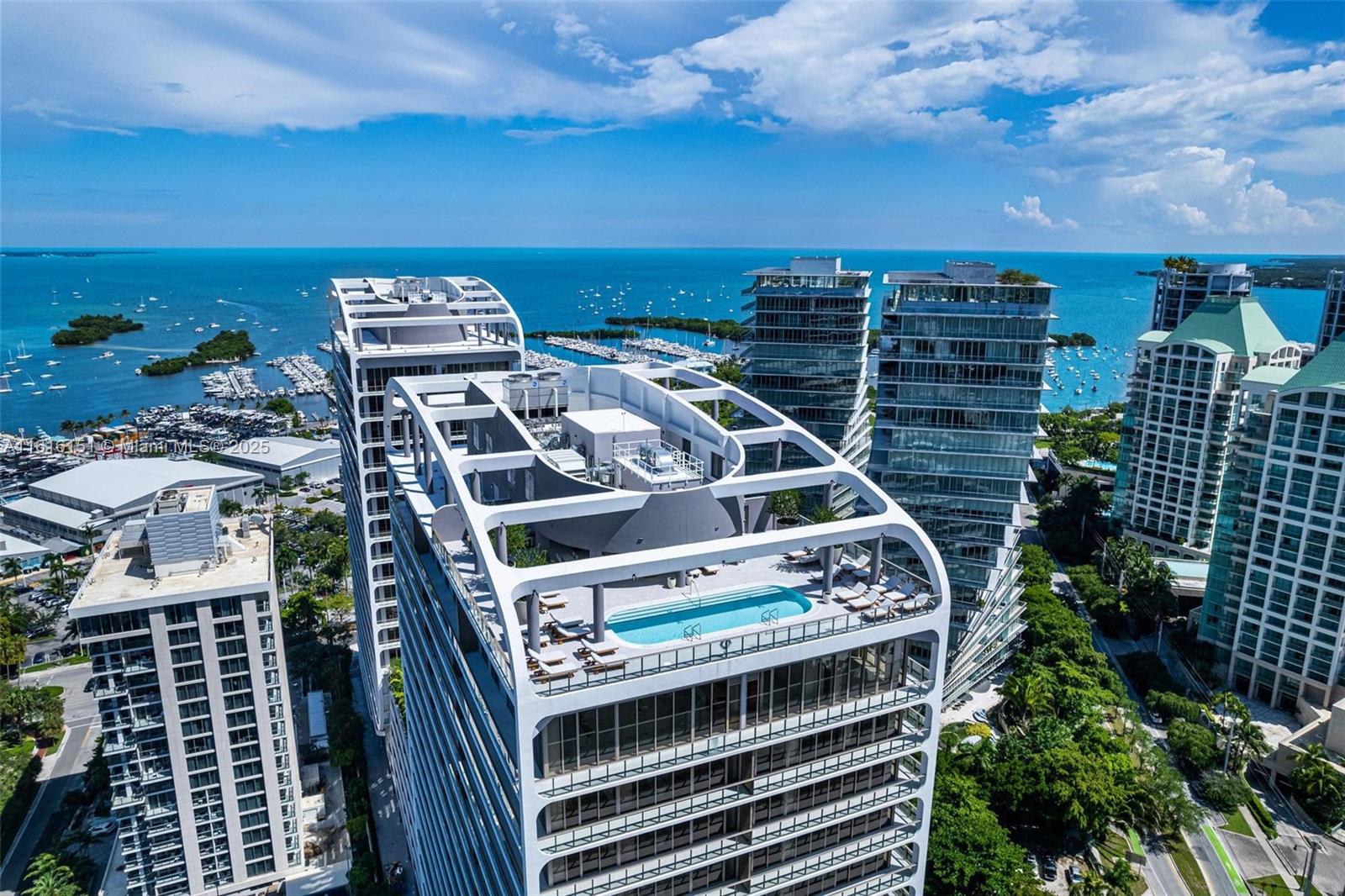 2678 Tigertail Avenue, Unit 1104 Miami, FL 33133 - Photo 32 of 65 a view of a balcony with an oven