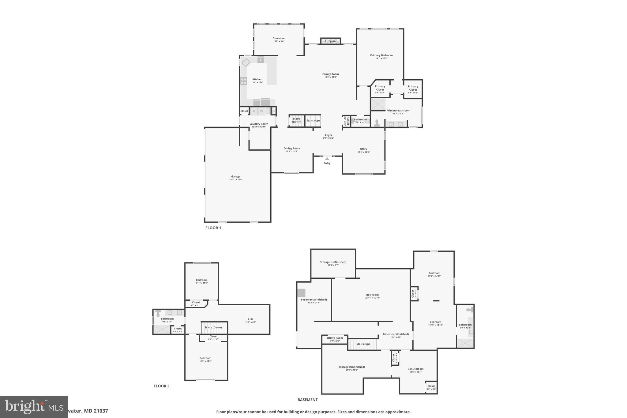 609 Havenhill Road Edgewater, MD 21037 - Photo 67 of 67 Combined floor plan