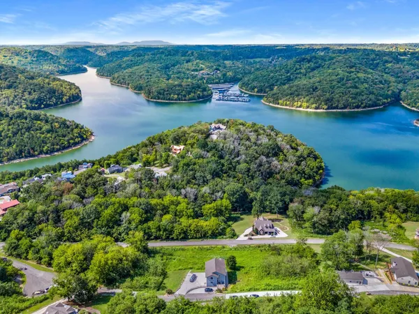 a view of a lake with a lake
