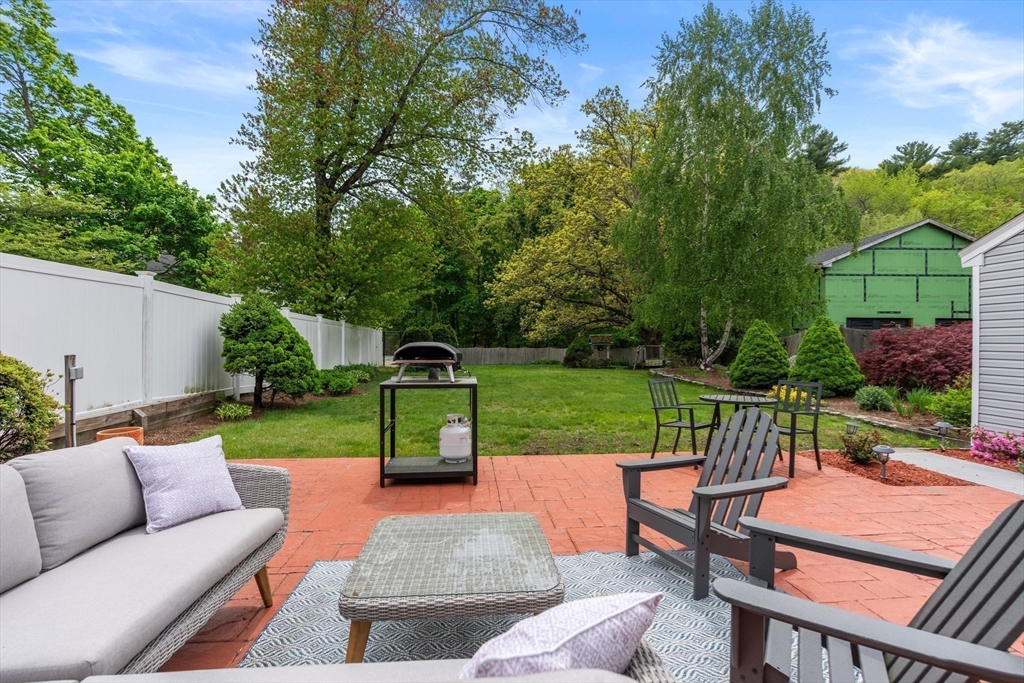 48 Spring Street Wakefield, MA 01880 - Photo 24 of 28 a view of a garden with patio
