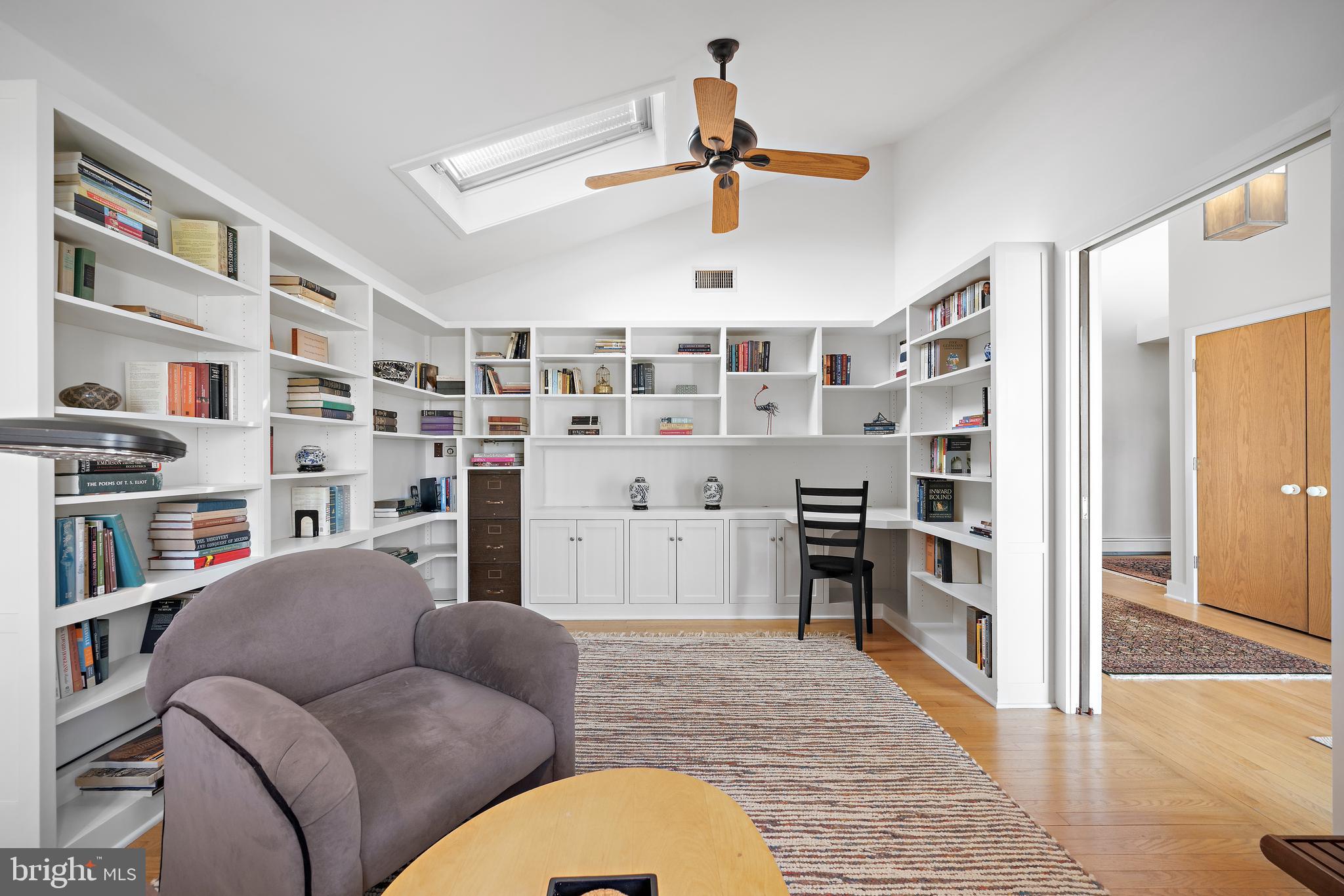 6 Ober Road Princeton, NJ 08540 - Photo 24 of 49 Family room/study with vaulted ceiling.