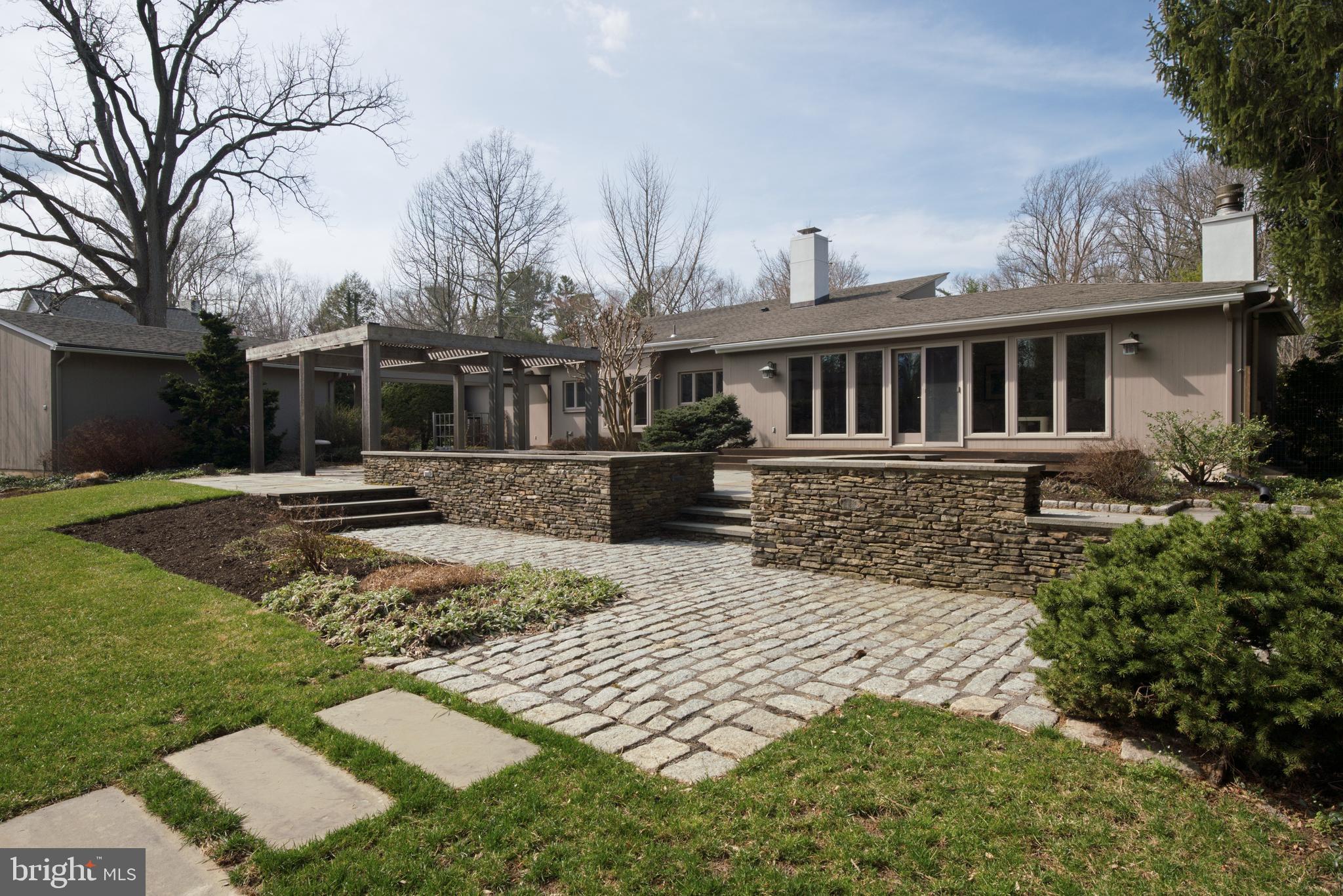 6 Ober Road Princeton, NJ 08540 - Photo 40 of 49 Stone walls, planters and walkways.