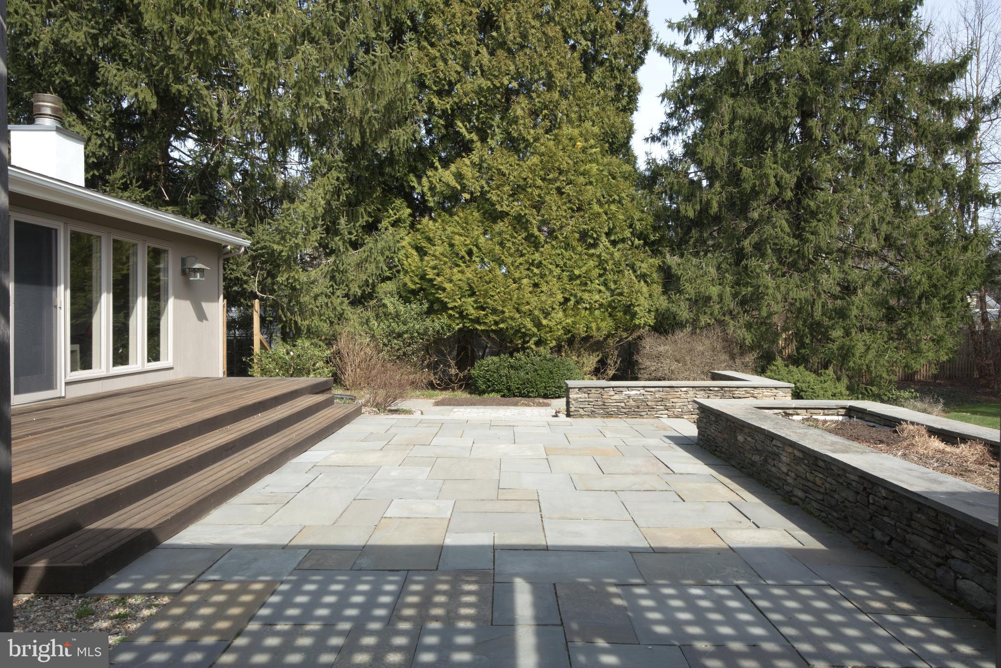6 Ober Road Princeton, NJ 08540 - Photo 46 of 49 Expansive blue stone patio view.