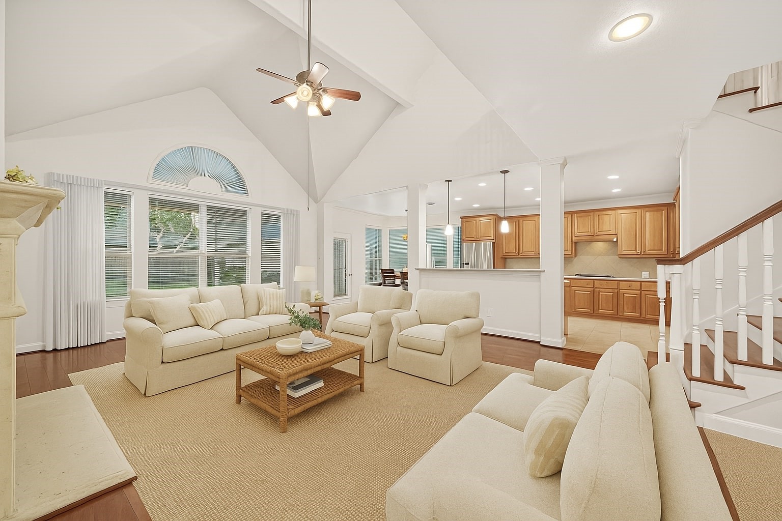 4802 North Pine Brook Way Houston, TX 77059 - Photo 11 of 47 *Virtually Staged Living Room*