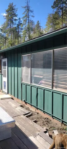 a view of a backyard of a house