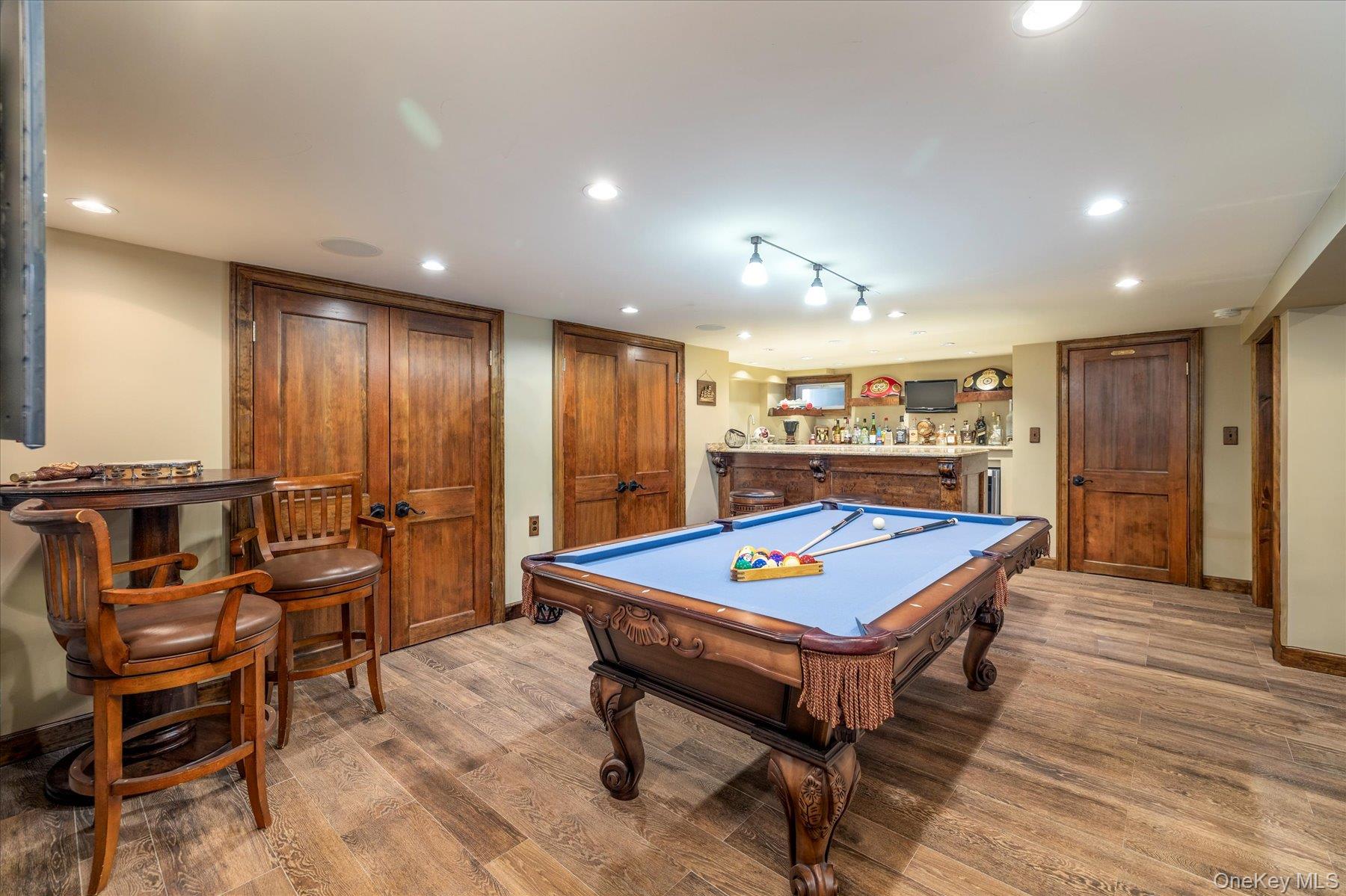 2863 Harbor Road Merrick, NY 11566 - Photo 23 of 35 a room with furniture pool table and flat screen tv