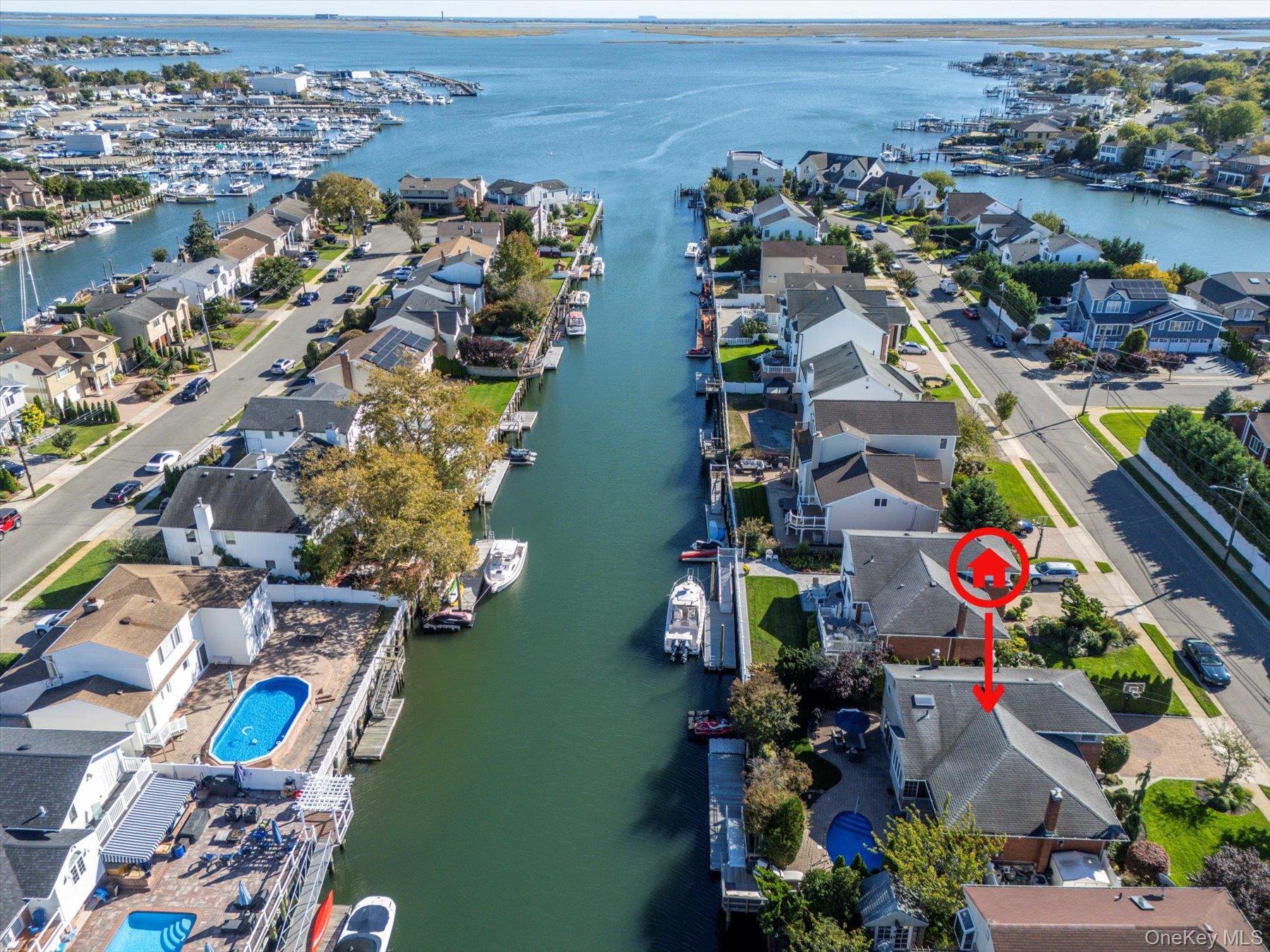 2863 Harbor Road Merrick, NY 11566 - Photo 35 of 35 an aerial view of multiple house