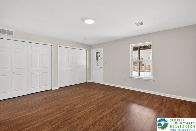 a view of an empty room