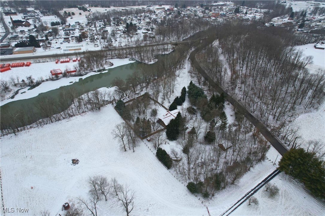 8026 Lee Road Northwest Malvern, OH 44644 - Photo 36 of 44 View of snowy aerial view