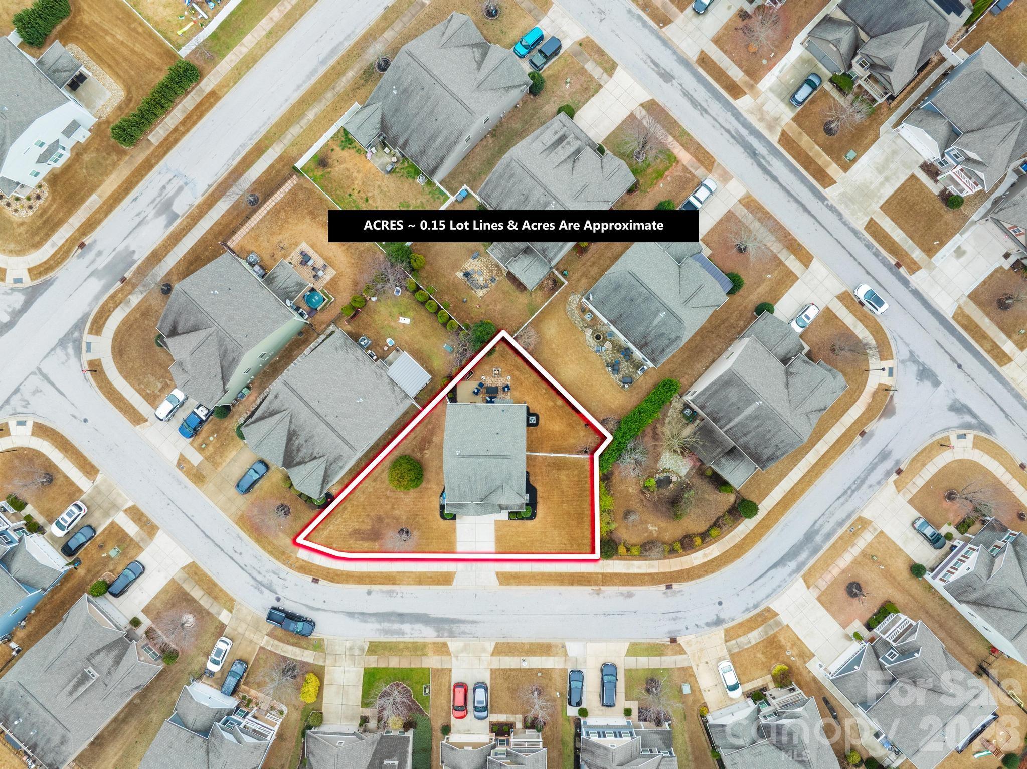 5020 Fenwick Court Lancaster, SC 29720 - Photo 42 of 46 an aerial view of a house