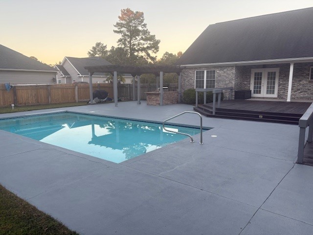 6041 Bear Bluff Road Conway, SC 29526 - Photo 41 of 50 Pool has large splash deck