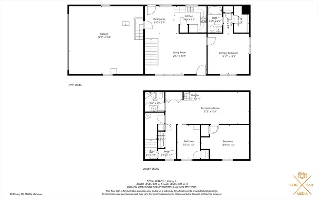 $264,900 | 88 County Road 2000 North, Mahomet, IL 61853