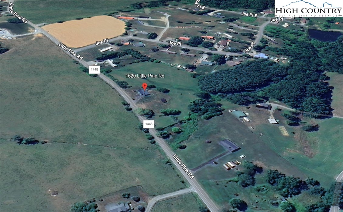 1620 Little Pine Road Ennice, NC 28623 - Photo 14 of 15 an aerial view of a residential houses with outdoor space