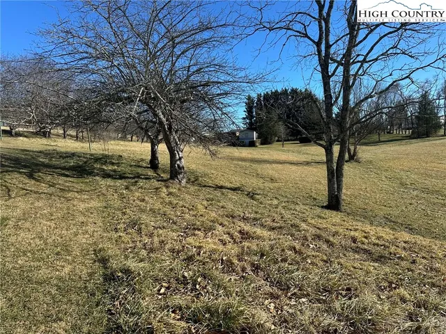 a view of backyard of the house
