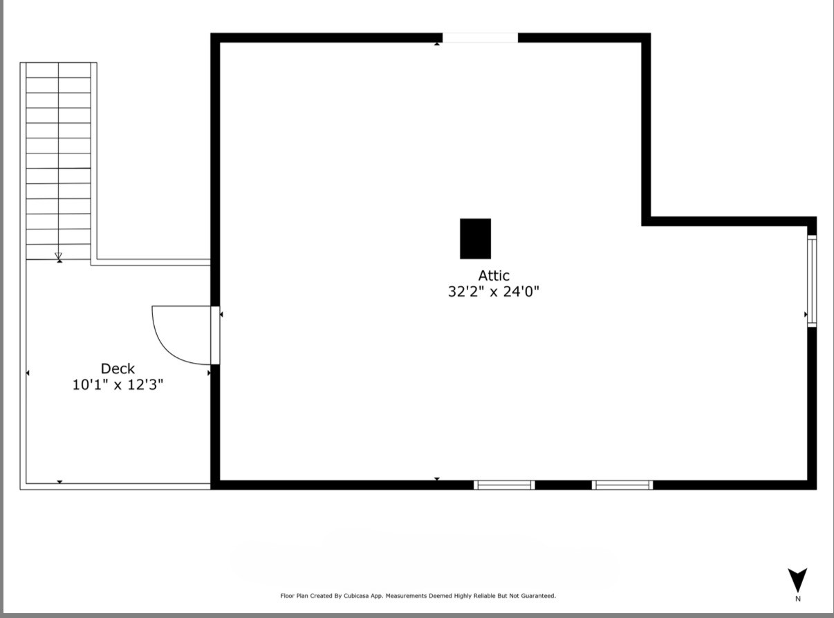 1633 Castle Court Houston, TX 77006 - Photo 28 of 38 Spacious third-floor flex space offering 20'4" × 24'10" of open layout—perfect for a game room, studio, home office, or additional storage. Convenient stair access and versatile design to suit a variety of needs.