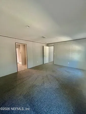 a view of empty room