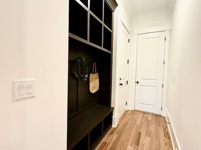 326 Reese Way Ball Ground, GA 30107 - Photo 11 of 37 a view of hallway with wooden floor