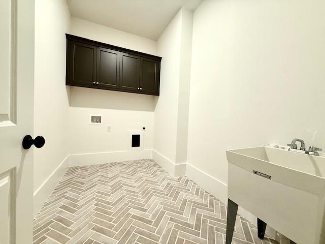 326 Reese Way Ball Ground, GA 30107 - Photo 19 of 37 a bathroom with a sink and a mirror