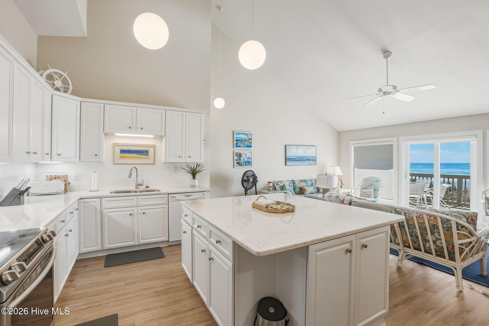 289 Salter Path Road, Unit 10 Pine Knoll Shores, NC 28512 - Photo 32 of 44 Kitchen with Ocean Views