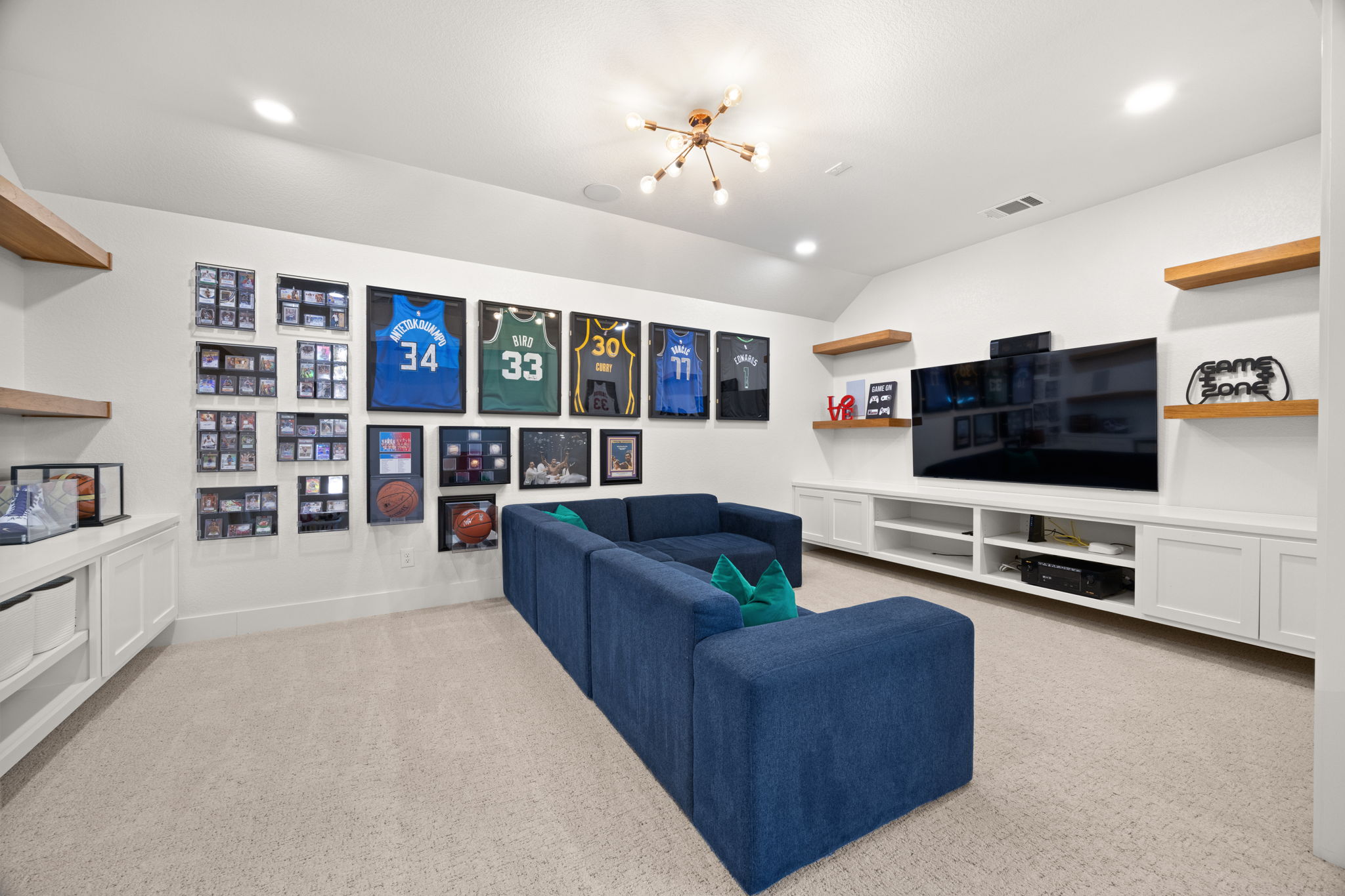 229 Iva June Lane Georgetown, TX 78628 - Photo 26 of 40 2nd floor movie room (presently)