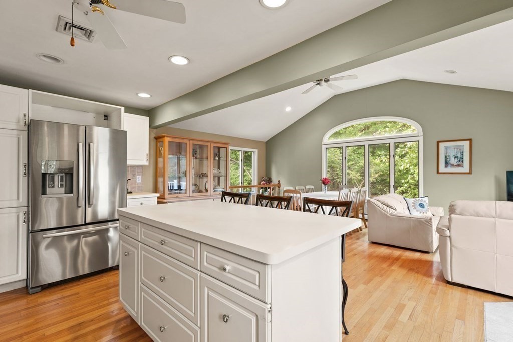 29 Marshall Road Easton, MA 02356 - Photo 17 of 31 a large white kitchen with a large window