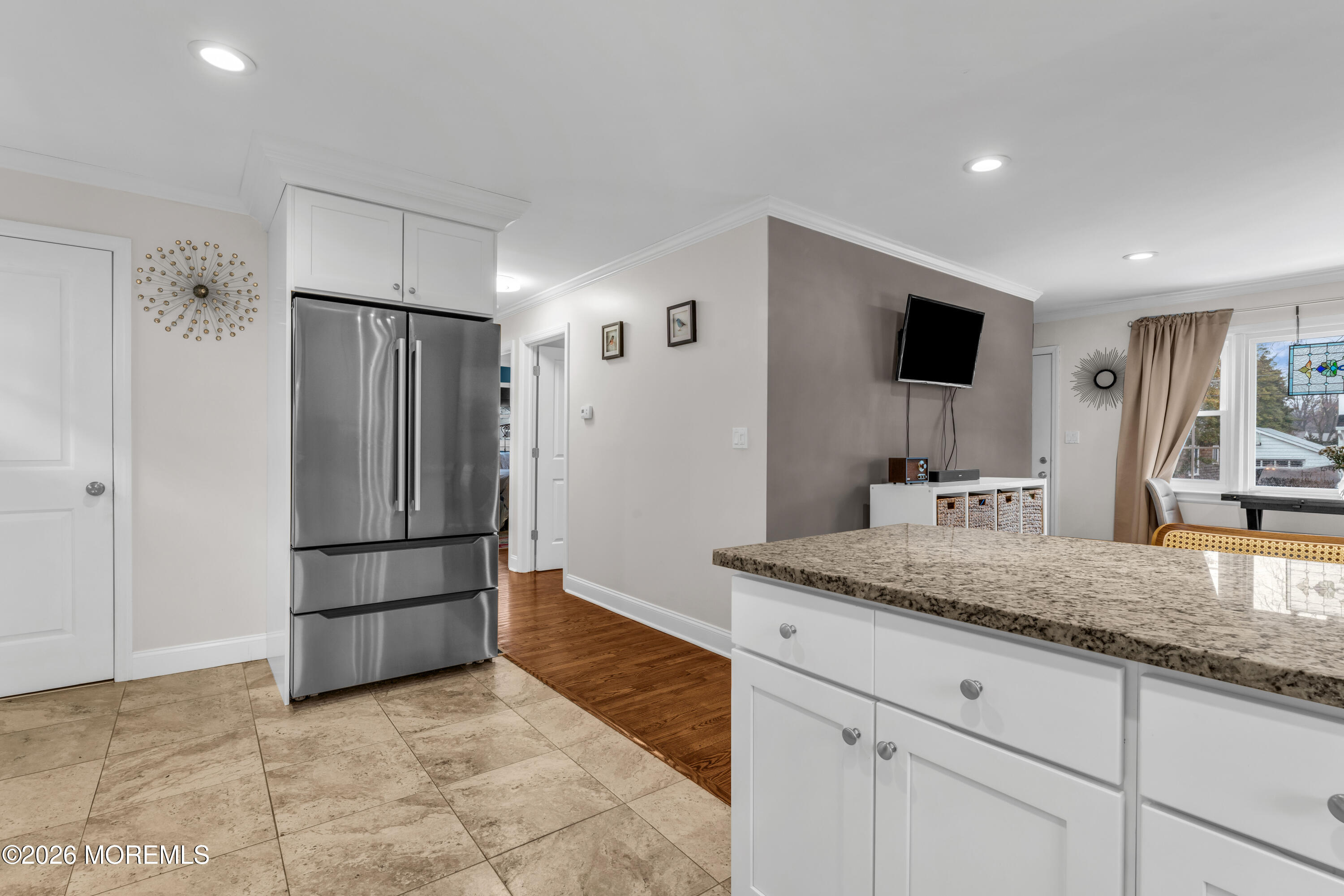 75 Carpenter Street Red Bank, NJ 07701 - Photo 10 of 28 a kitchen with a refrigerator and a sink