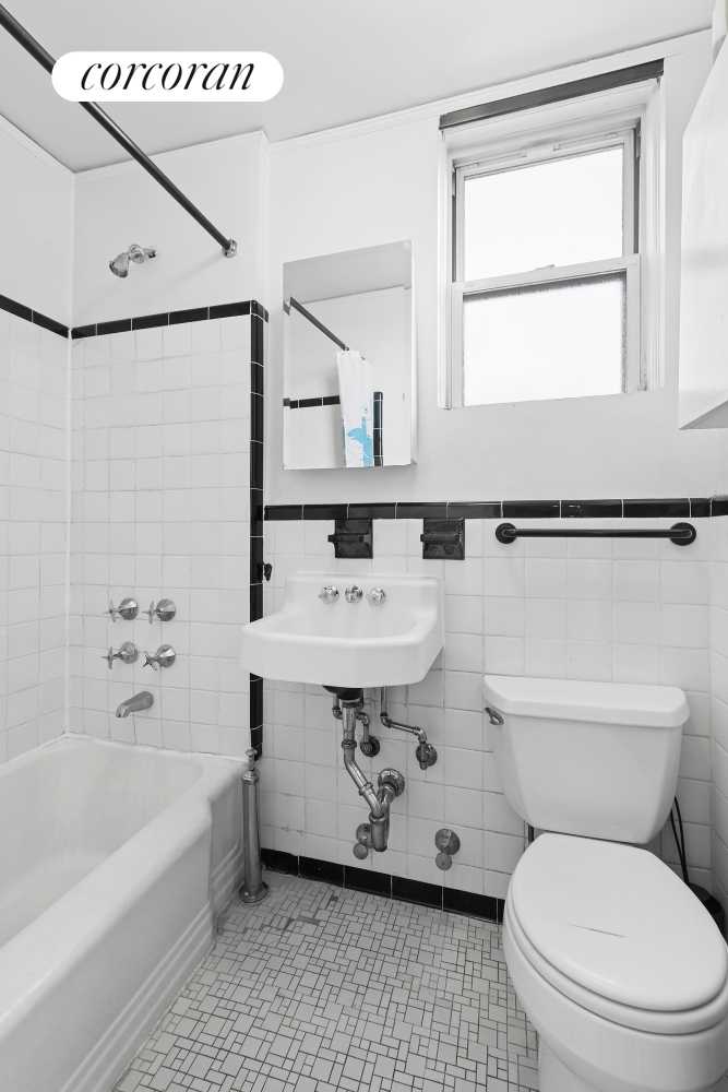 789 West End Avenue, Unit PH6 Manhattan, NY 10025 - Photo 9 of 19 a bathroom with a sink toilet and shower