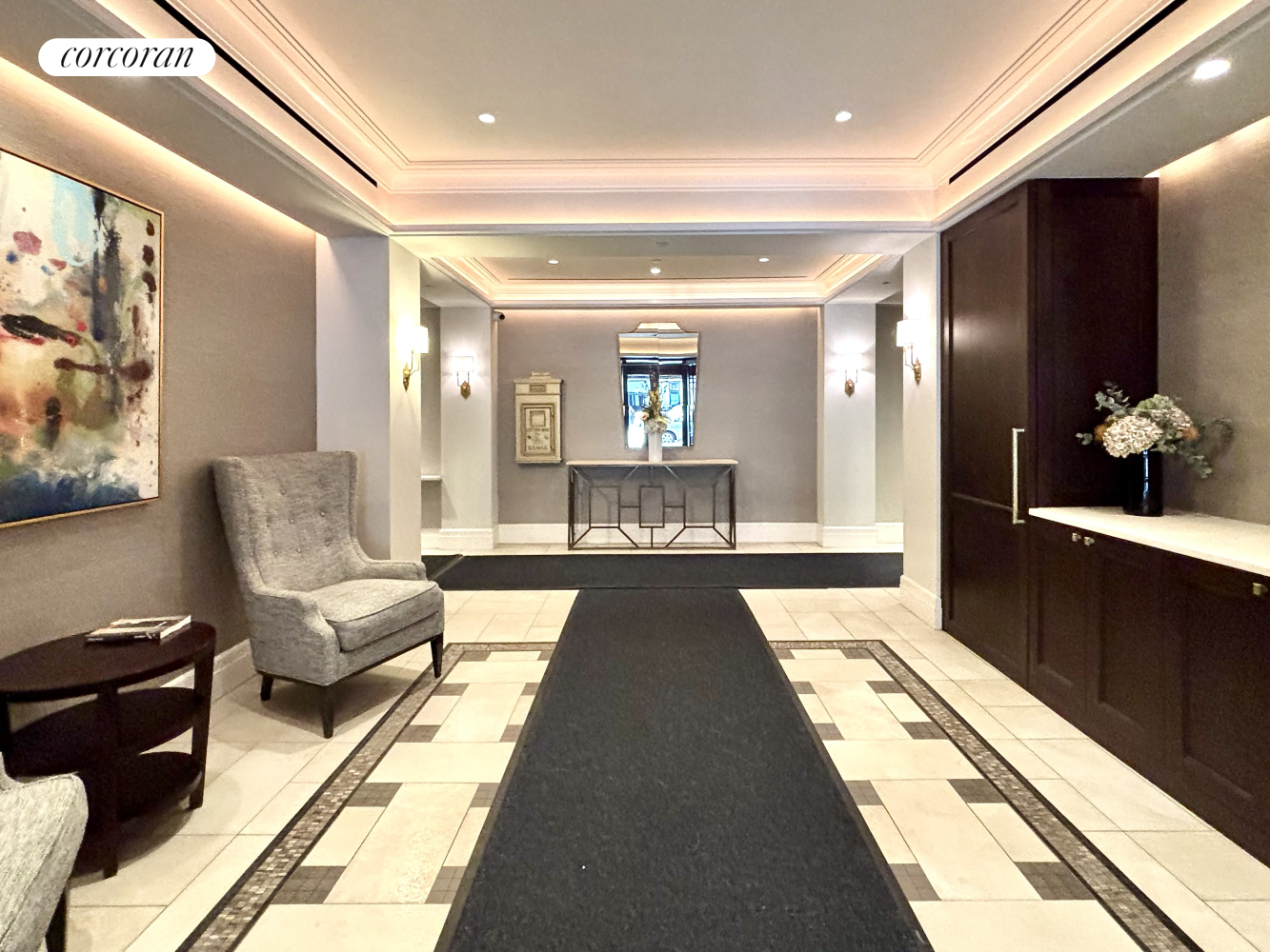 789 West End Avenue, Unit PH6 Manhattan, NY 10025 - Photo 12 of 19 a lobby with furniture and dining table