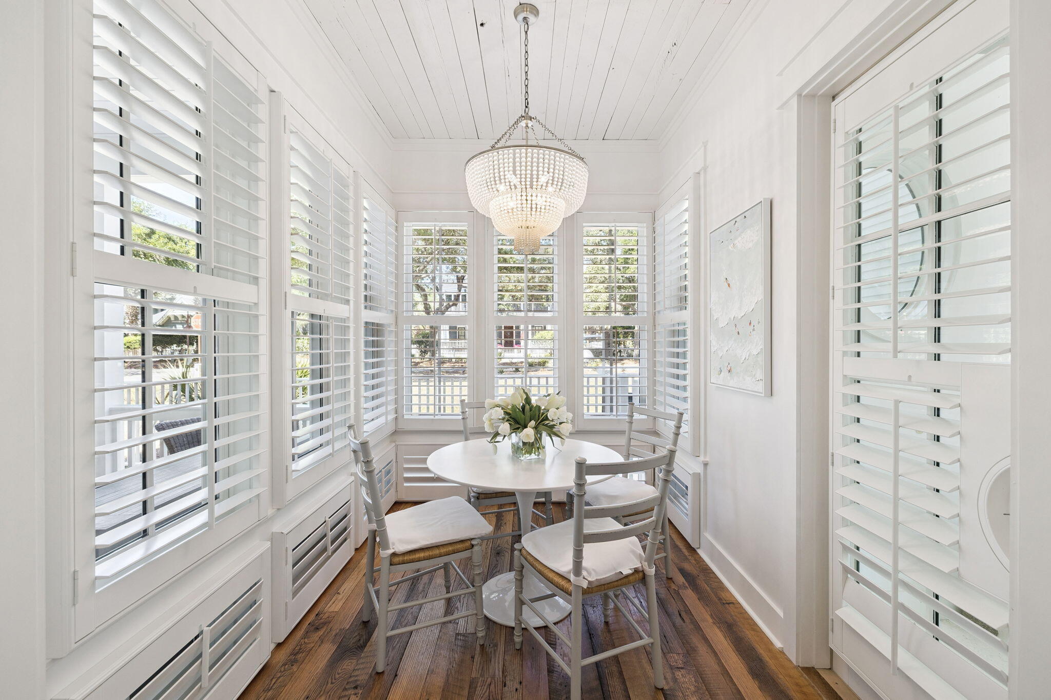 13 Madaket Way Watersound, FL 32461 - Photo 15 of 62 a view of a dining room with furniture window and wooden floor