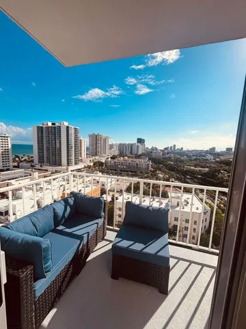 a terrace view with seating space